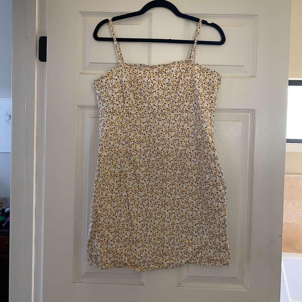Wild Fable Cream Floral Mini Dress